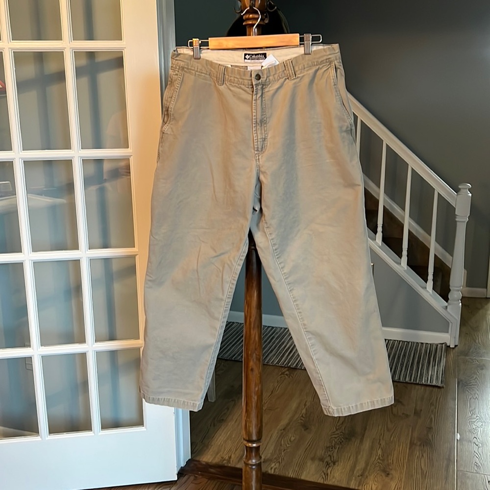 Columbia khaki 38 X 30 pant. Okay condition.